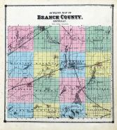 County Map, Branch County 1872